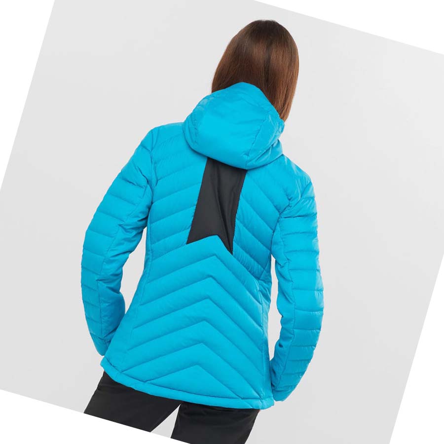 Salomon ESSENTIAL XWARM DOWN INSULATED Kadın Ceket Mavi | TR 2447WNB